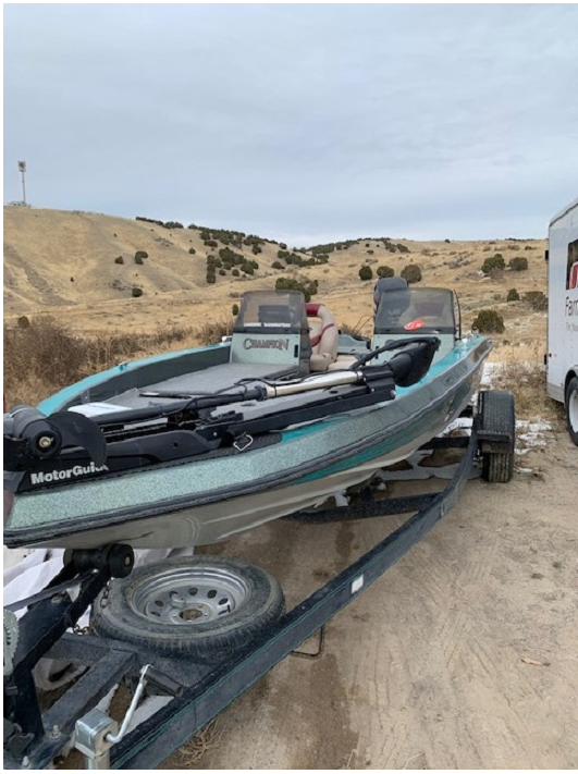1994 CHAMPION BASS BOAT 184 ELITE & 1994 CHAMPION TRAILER