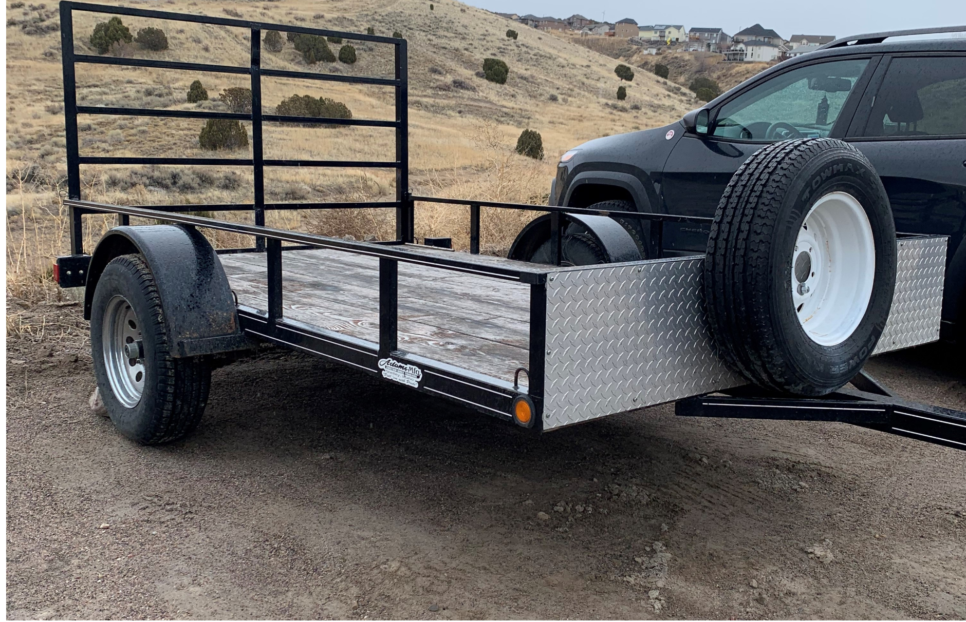 2013 ADAMS 6X10 ATV TRAILER