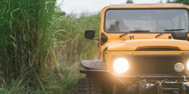 orange jeep