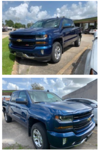 2017 Blue Chevrolet Silverado Z71