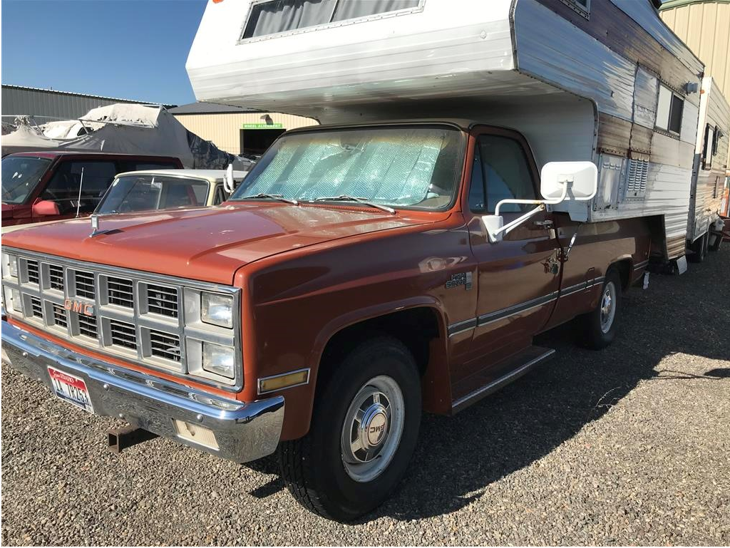 1982 GMC Pickup with Camper