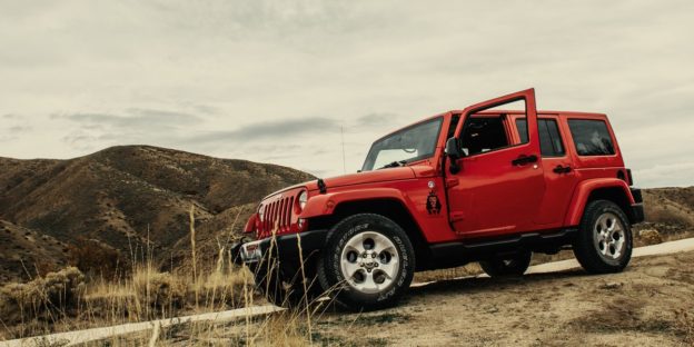 red repo car suv