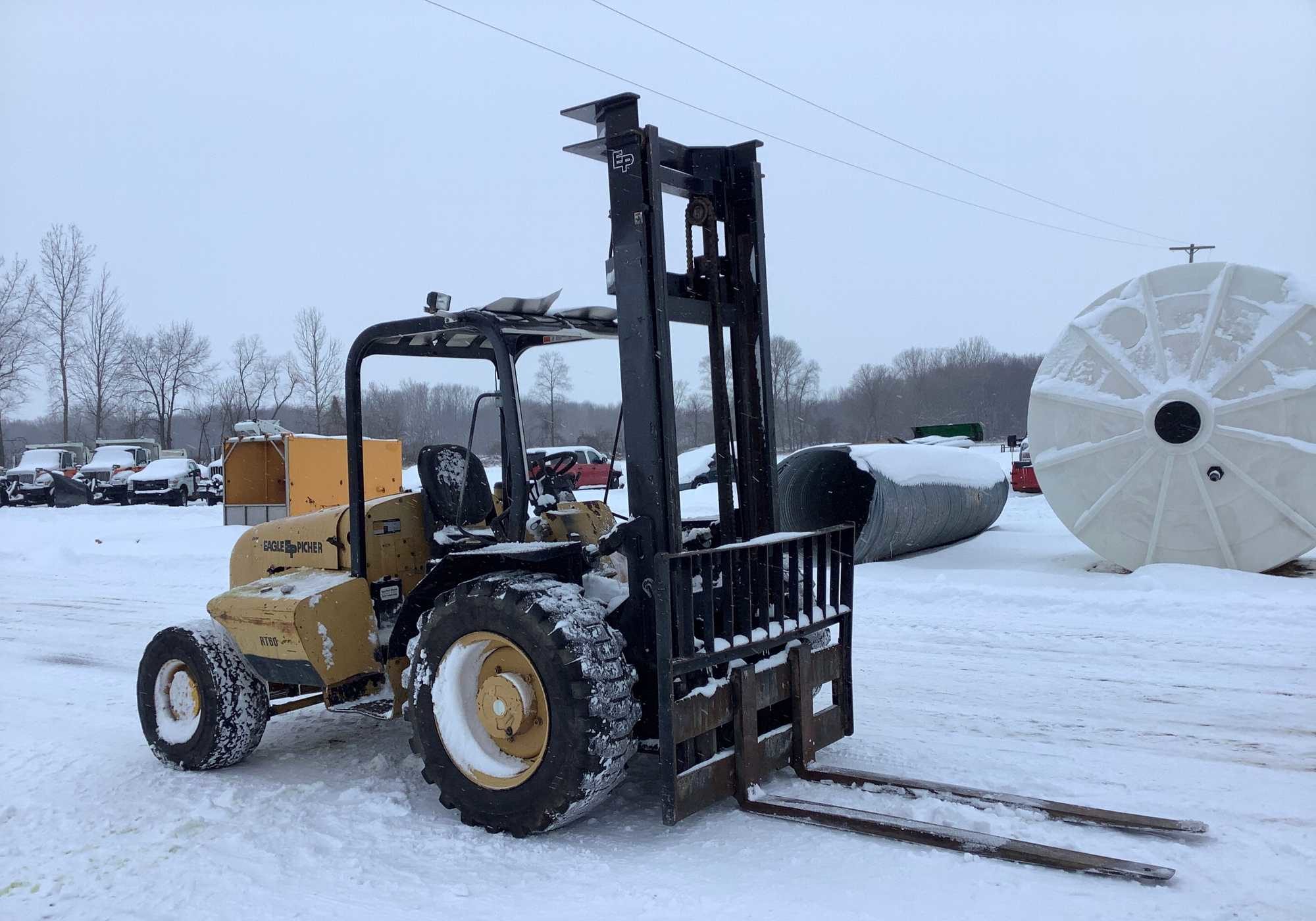 Eagle Picher RT60 2wd Rough Terrain Forklift Repo Finder