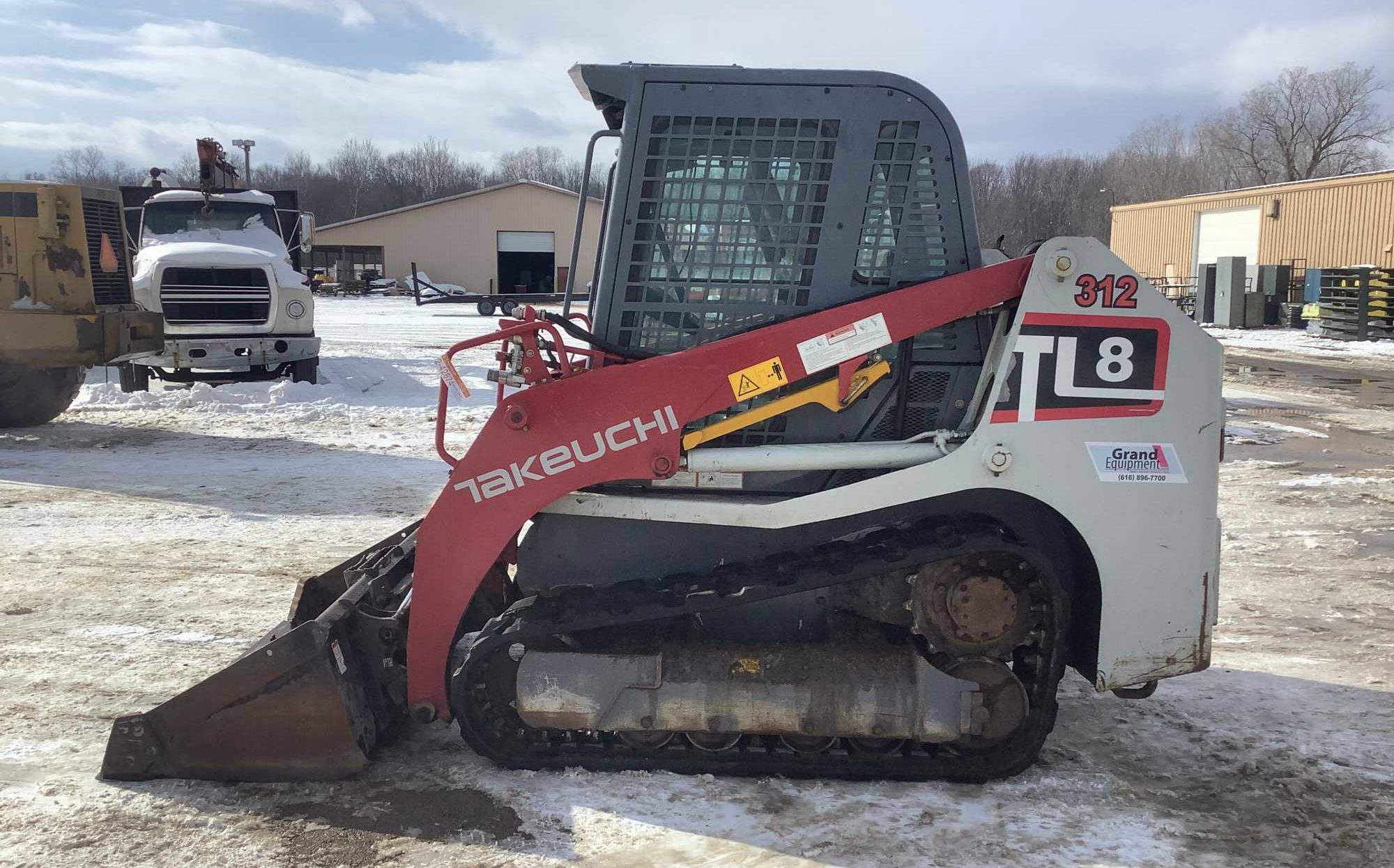 2016 Takeuchi TL8 Skid Steer Track Loader