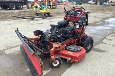 2018 Toro GrandStand Multi Force 60” Zero Turn Lawn Mower with Boss 5’ Front Plow Attachment