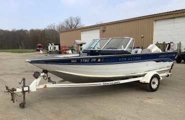 1995 Smoker Craft 175 Ultima Aluminum Fishing Boat