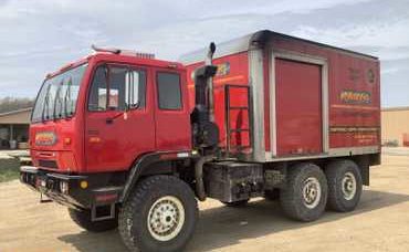 2001 Stewart Stevens 6×6 Army Truck with 14’ Cargo Box