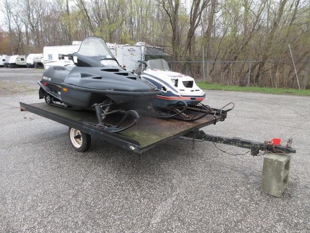 (2) Snowmobiles & Trailer