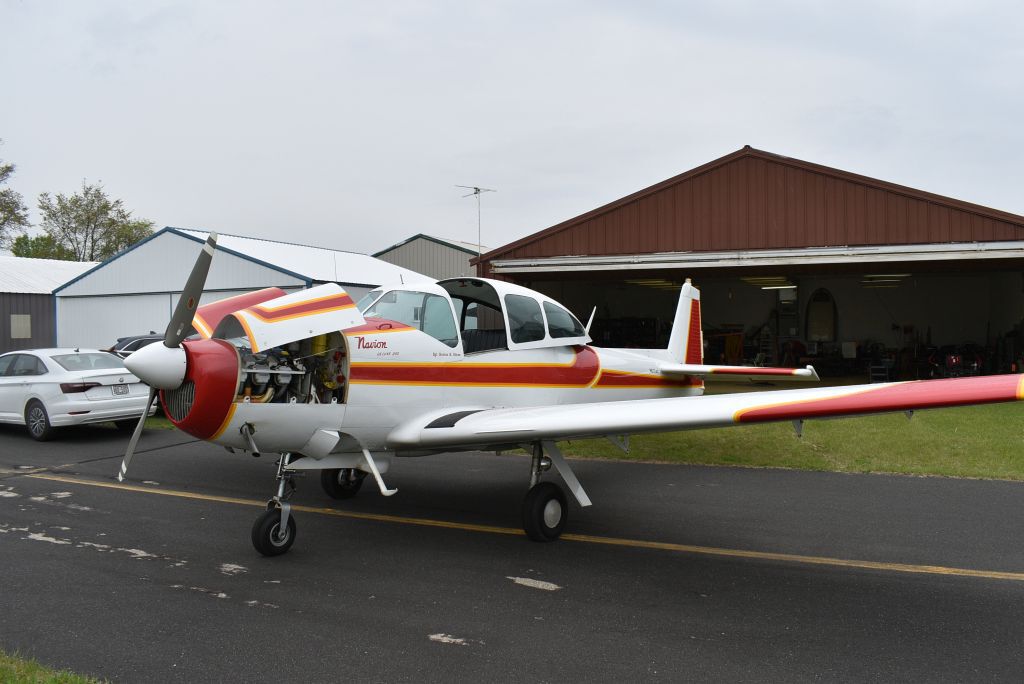 1947 NAVION 4 SEAT SINGLE ENGINE BUBBLE CANOPY AIRPLANE,