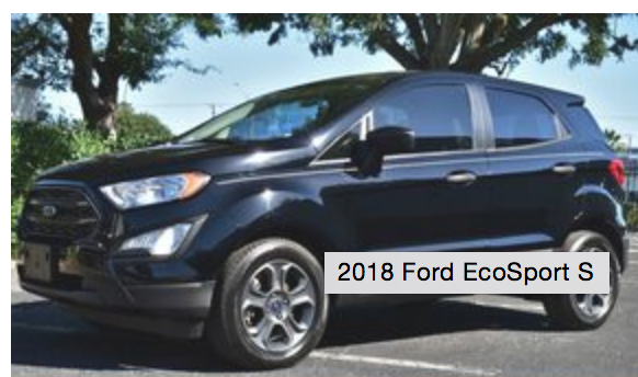 2018 Ford EcoSport S