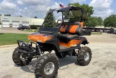 Unknown Giant lifted Golf Cart