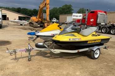 2002 Polaris Virage PLUS 2nd Personal Watercraft on Trailer