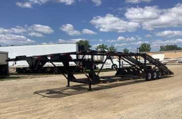 2000 Kaufman Mini 5 Car Hauler Tri-Axle Trailer