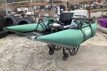 Creek Company Sport LT pontoon boat (with custom cart)