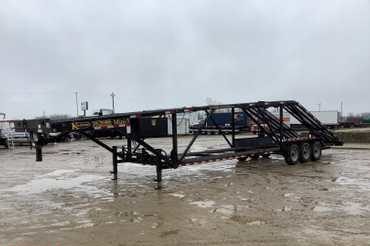 2017 Kaufman Mini-5 5-Car Hauler Gooseneck Trailer Tri-Axle