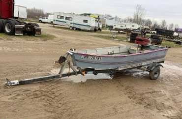Aluminum Row Boat