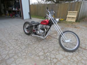 1966 Triumph 500 Chopper Motorcycle