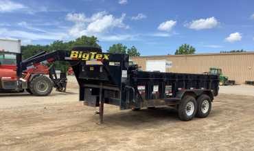 2009 BGT 14’ Gooseneck Dump Trailer