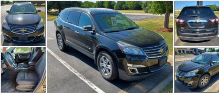 2016 Chevy Traverse LT
