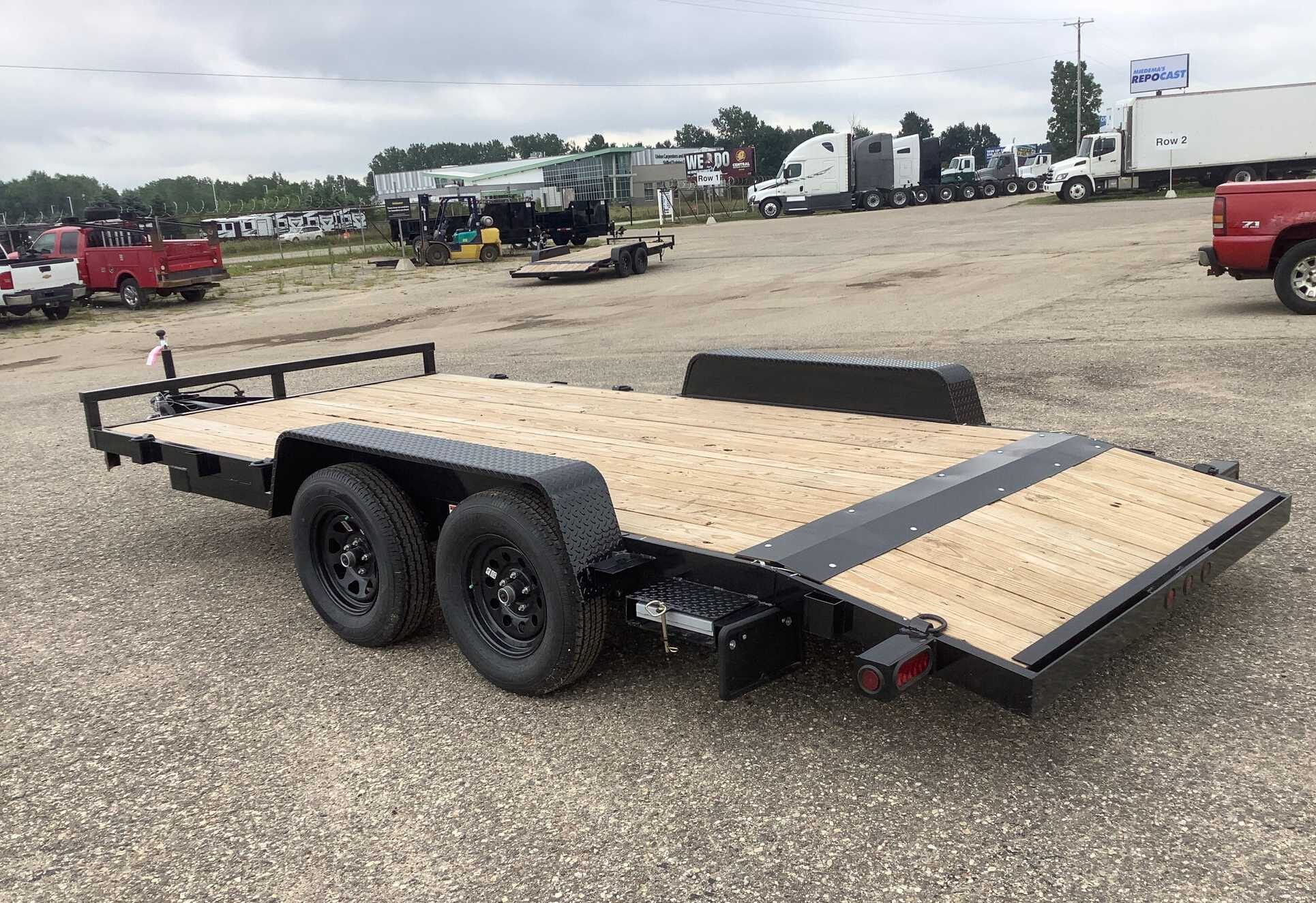 2022 Quality Steel 16’ Tandem Axle Car Hauler Trailer