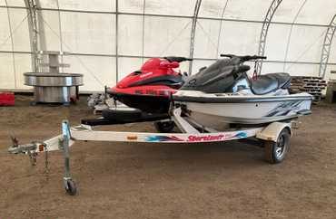 2000 Bombardier GTX PLUS 2nd Personal Watercraft on Trailer