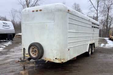 1983 Triggs Tandem Axle Enclosed Trailer