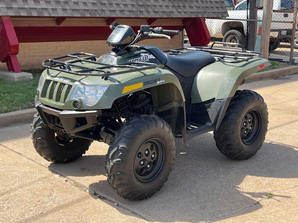 2014 Green Arctic Cat 500 4×4 ATV