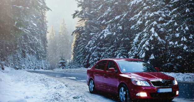 car in winter