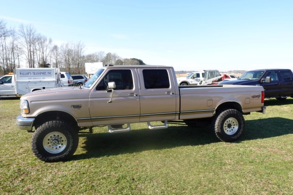 1997 FORD F350 XLT CREW CAB LONG BED 7.3 DIESEL POWER STROKE