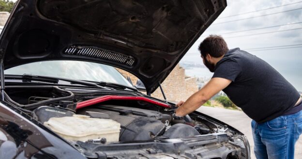 making car repairs