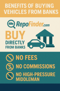 Benefits of buying vehicles from banks