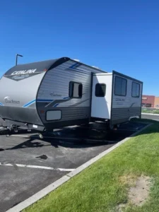 repossessed trailer for sale by a bank