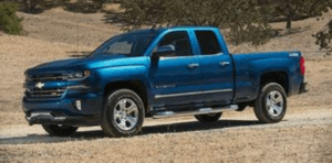 2016 Chevy Silverado 1500 Extended Cab LT Z71 4WD with plow.