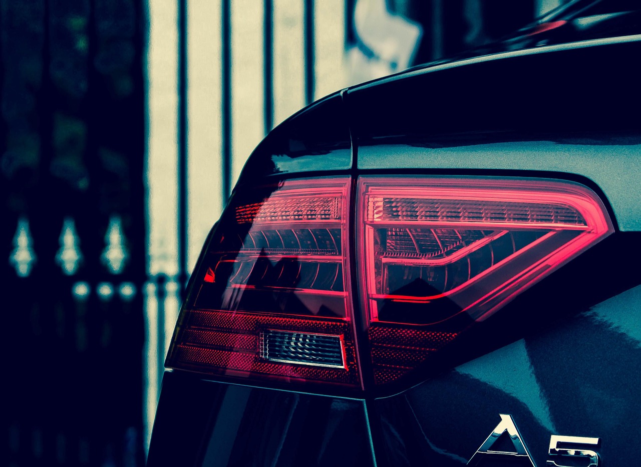 rear lights on vehicle