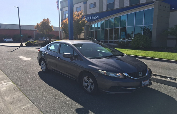 repo car for sale at a credit union in California
