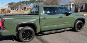 repo Toyota truck for sale at a bank