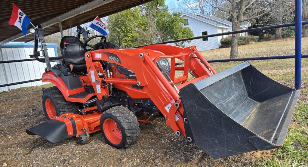 2022 KIOTI TRACTOR LOADER BELLY MOWER