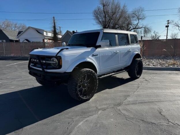 repo 2021 Ford Bronco 4-Door Outer Banks for sale at a bank
