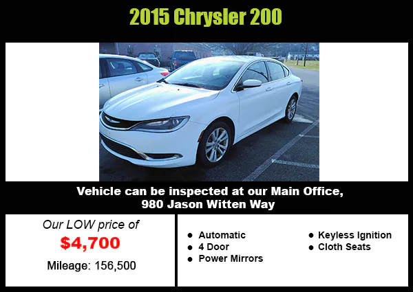 2015 Chrysler 200