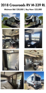 2018 Crossroads RV M-339 RL repo for sale