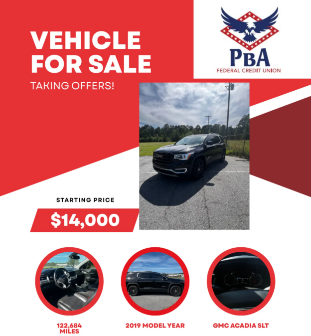 2019 GMC Acadia SLT Repo For Sale