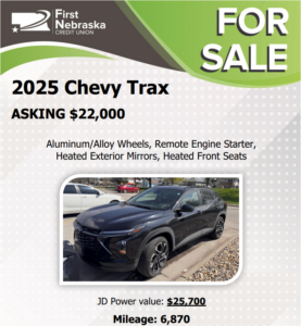 2025 Chevy Trax Repo for sale