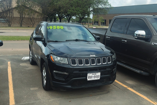 2018 Jeep Compass Sport Black repo for sale