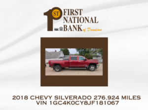 2018 Chevy Silverado repo for sale