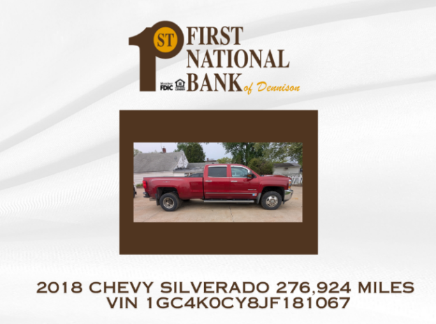 2018 Chevy Silverado repo for sale