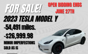 2023 Tesla Model Y repo for sale
