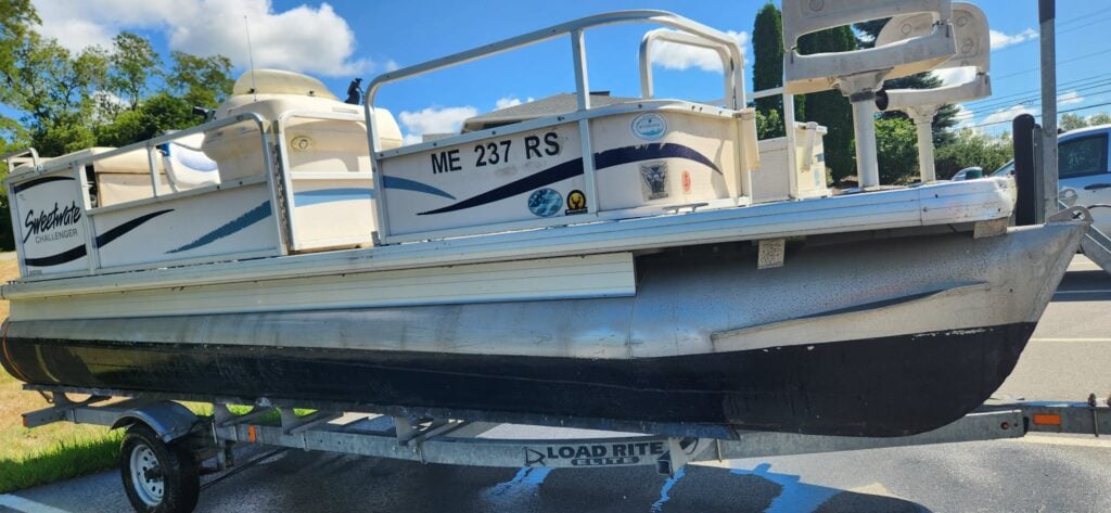 2003 Godfrey Pontoon Boat, 2003 Mercury 60ELPTO Motor, 2017 22’ Trailer