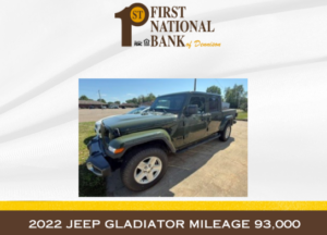 2022 Jeep Gladiator repo for sale