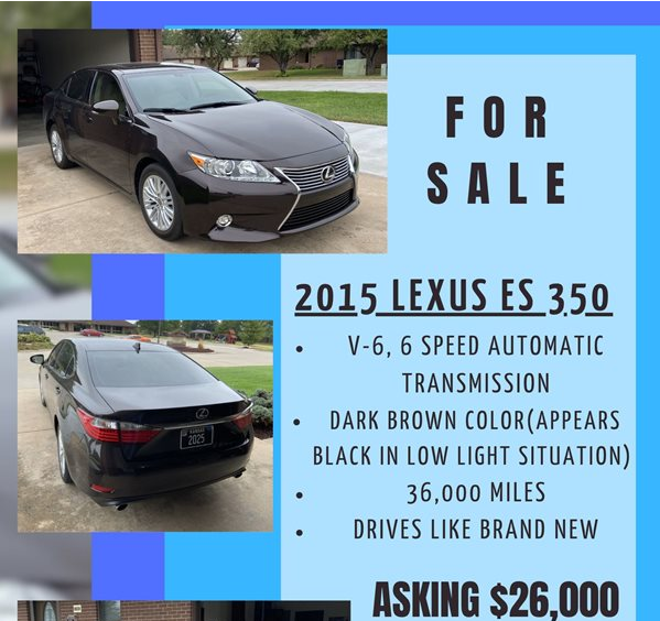 2015 Lexus ES 350